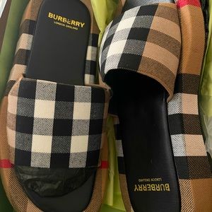 Burberry slides